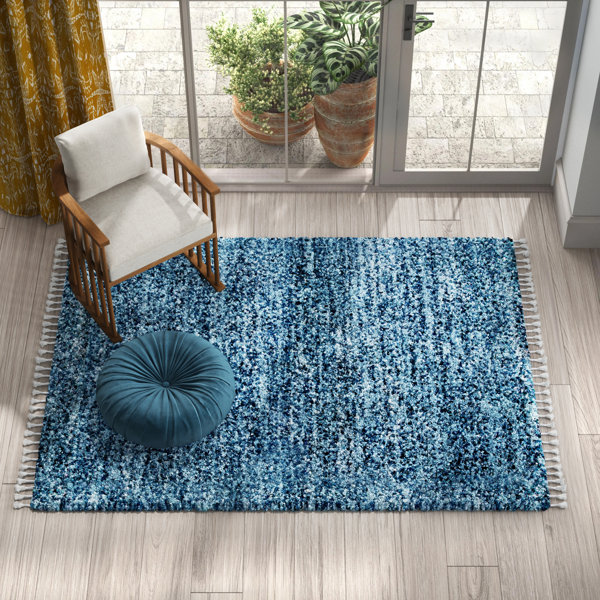 Ebern Designs Esch Solid Shag Area Rug for Living Room Bedroom Dining